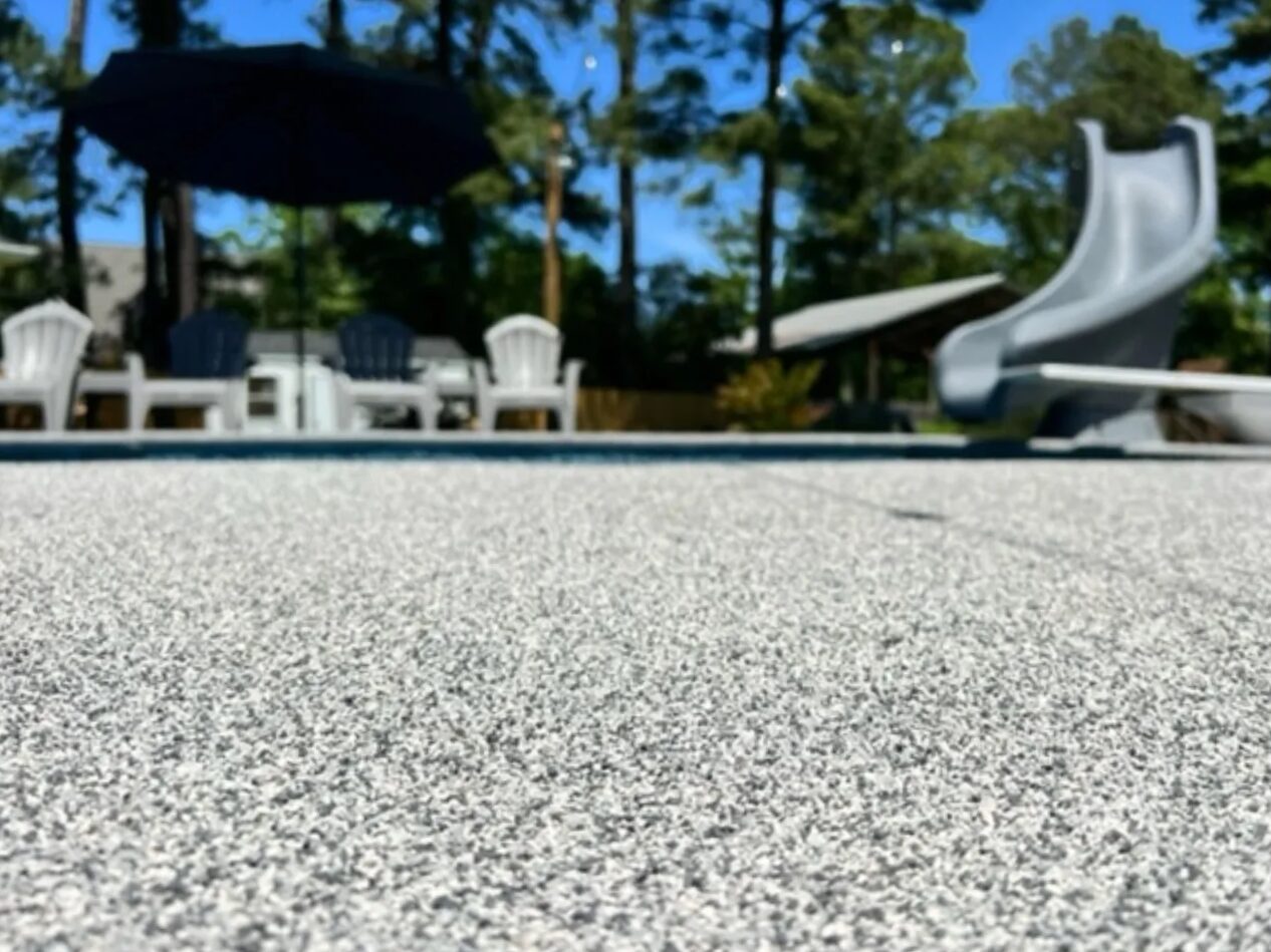 Featured image for “Non-Slip Pool Deck Surfaces: Best Options to Fix Slippery Concrete”