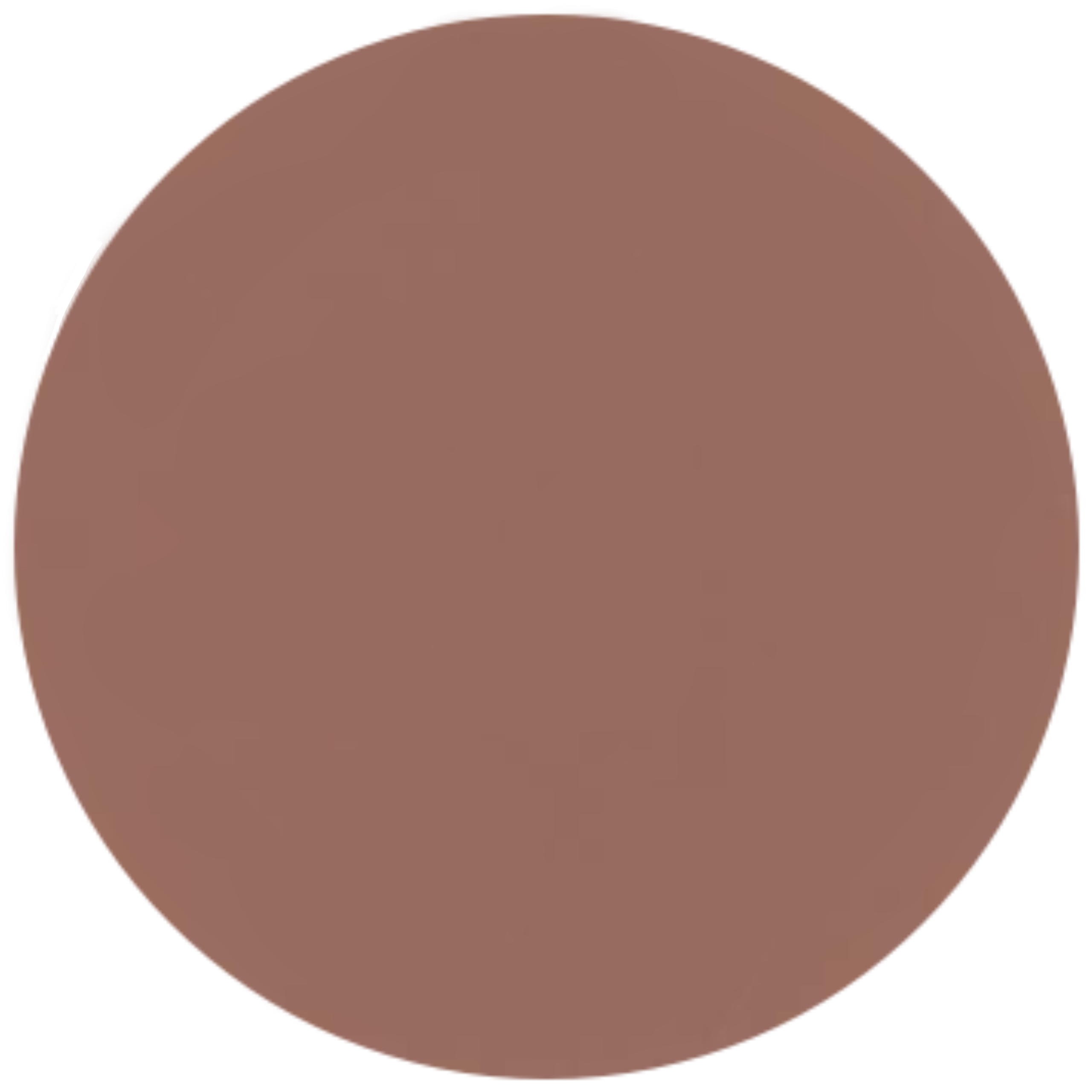 A circular close-up sample of a smooth, solid light terracotta masonry finish. The surface has a clean, matte appearance with a fine-grained, uniform texture in a neutral slate or charcoal tone.